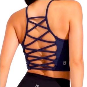 BuffBunny Collection Ivy Crop - NWT (Navy) XS